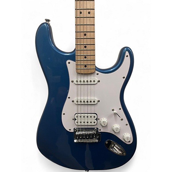 Used Squier Stratocaster HSS Blue Solid Body Electric Guitar