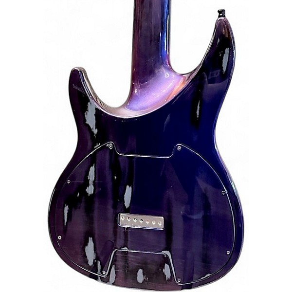 Used 2020 Aristides 070 7 String Worn Purple Red Chameleon Solid Body Electric Guitar