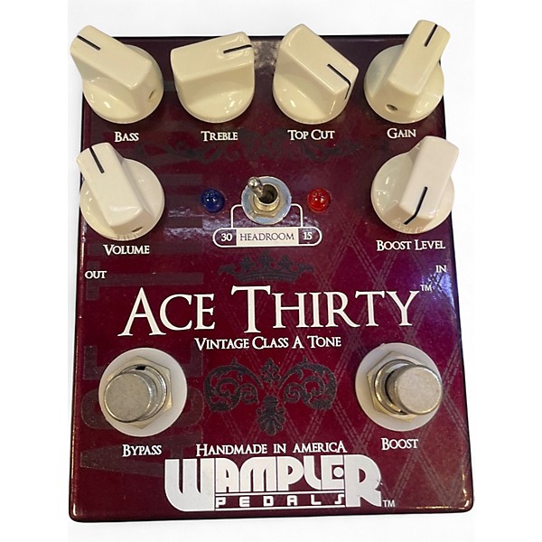 Used Wampler ACE THIRTY OVERDRIVE Effect Pedal