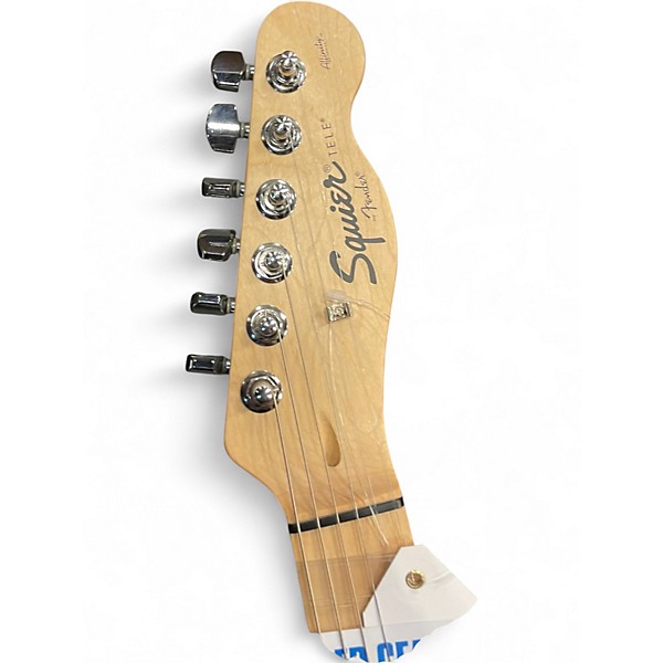 Used Squier Affinity Telecaster Vintage Natural Solid Body Electric Guitar