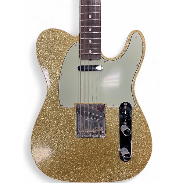 Used Fender Custom Shop 1960 Telecaster NOS Gold Sparkle Solid Body Electric Guitar