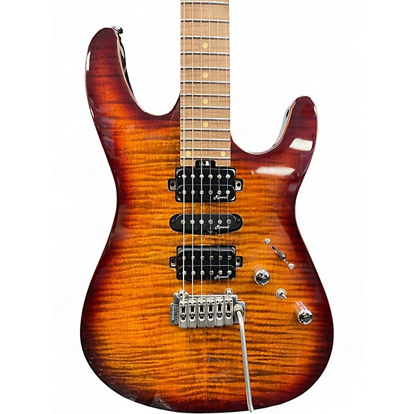 Used Harley Benton Fusion-III HSH Roasted FBB Roasted Canadian Maple Solid Body Electric Guitar