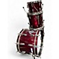 Used TAMA 4 Piece Imperialstar Maroon Drum Kit