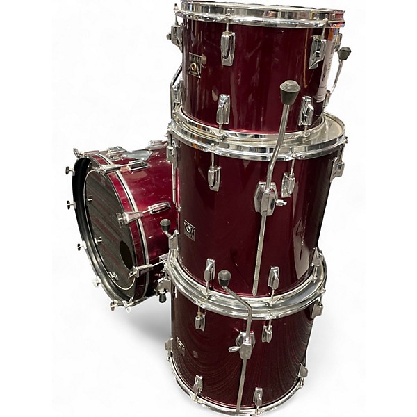 Used TAMA 4 Piece Imperialstar Maroon Drum Kit
