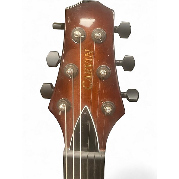 Used Carvin California Carved Top CT4 Trans Brown Solid Body Electric Guitar