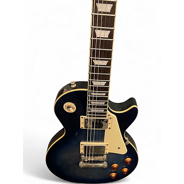 Used Epiphone Les Paul Standard Pro Translucent Blue Solid Body Electric Guitar