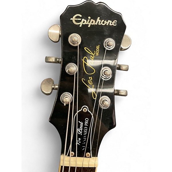 Used Epiphone Les Paul Standard Pro Translucent Blue Solid Body Electric Guitar