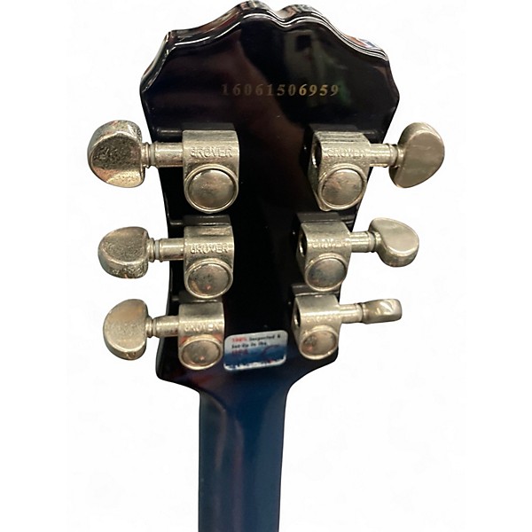 Used Epiphone Les Paul Standard Pro Translucent Blue Solid Body Electric Guitar