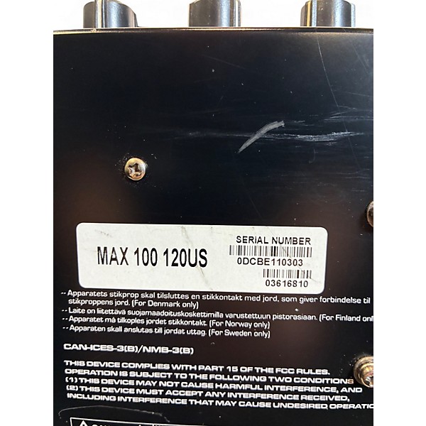 Used Peavey max 100 Bass Combo Amp