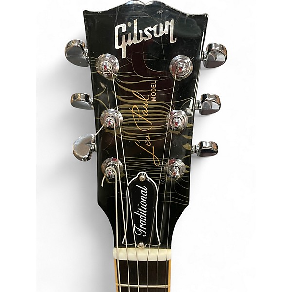 Used 2009 Gibson Les Paul Traditional Black Solid Body Electric Guitar
