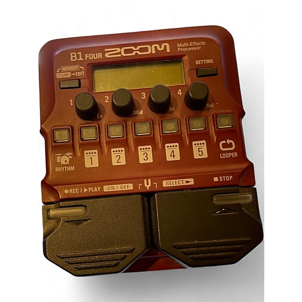 Used Zoom B1 FOUR Effect Processor