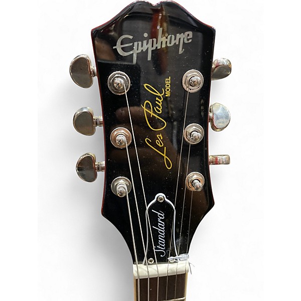 Used Epiphone Les Paul Standard Cherry Sunburst Solid Body Electric Guitar