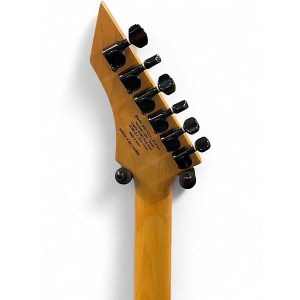 Used B.C. Rich A.S.M. Body Art Collection "Torchy" Black Solid Body Electric Guitar