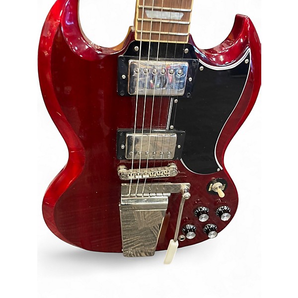 Used Epiphone SG Standard with Maestro Red Solid Body Electric Guitar