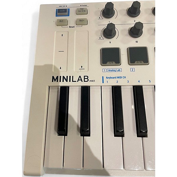 Used Arturia Minilab MKII MIDI Controller
