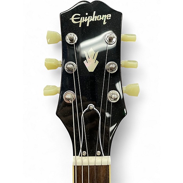 Used Epiphone ES-335 Figured Raspberry Tea Burst Hollow Body Electric Guitar