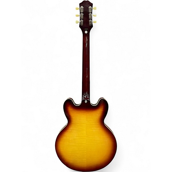 Used Epiphone ES-335 Figured Raspberry Tea Burst Hollow Body Electric Guitar