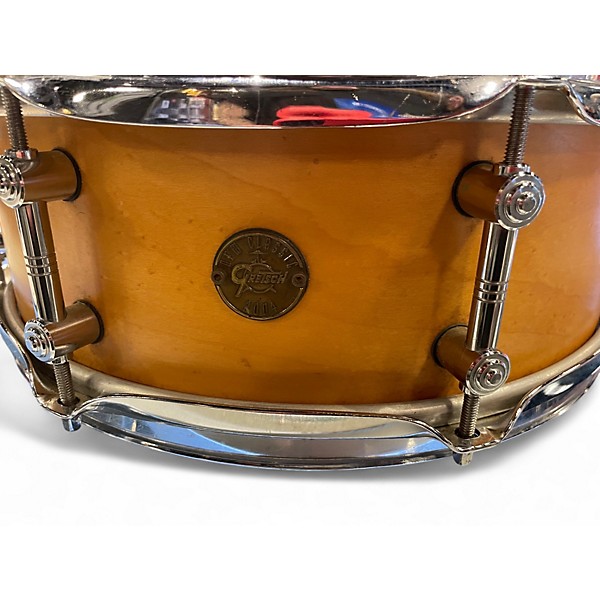 Used Gretsch Drums 5.5X14 New Classic Snare Natural Drum