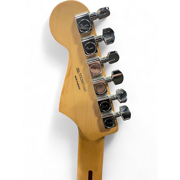 Used 2002 Fender stratocaster Black Solid Body Electric Guitar