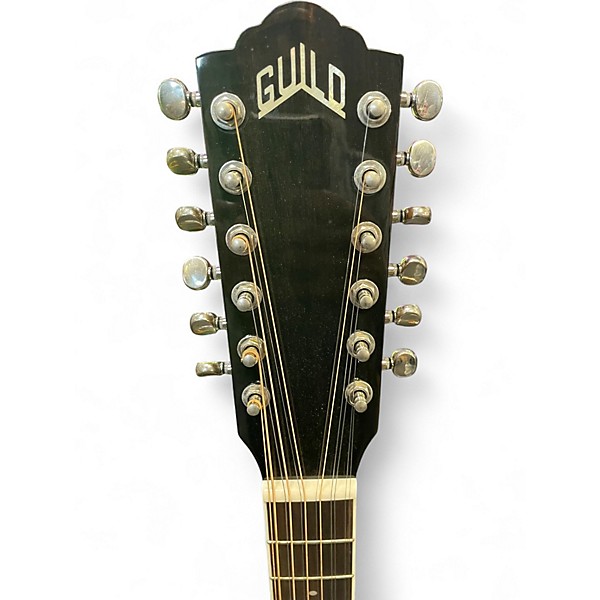 Used Guild F-2512E DELUXE 2 Tone Sunburst Acoustic Guitar