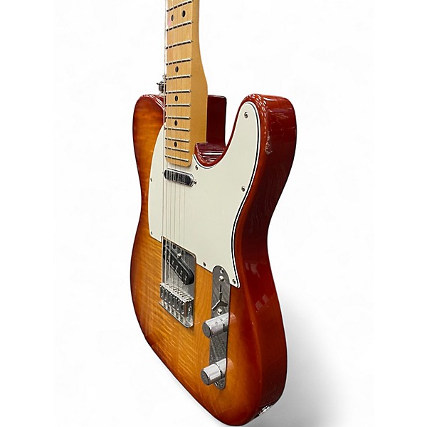 Used 2021 Fender Limited Edition Player Telecaster Plus Top Sienna Sunburst Solid Body Electric Guitar