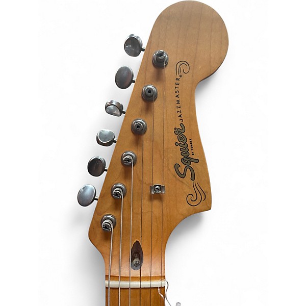 Used Squier 40TH ANNIVERSARY JAZZMASTER SATIN SEA FOAM GREEN Solid Body Electric Guitar