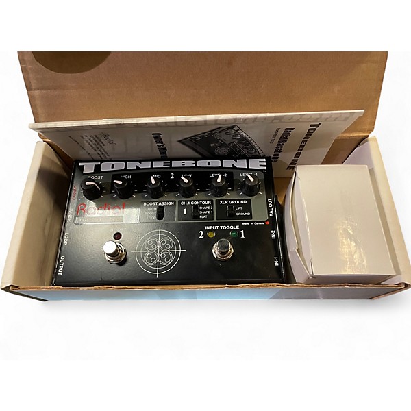 Used Radial Engineering Bassbone Bass Pre DI Bass Effect Pedal