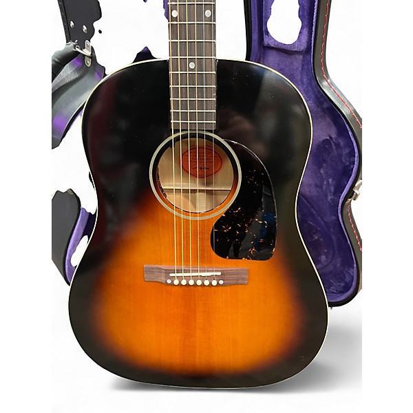 Used 2025 Epiphone INSPIRED BY GIBSON 1942 BANNER J45 Vintage Sunburst Acoustic Electric Guitar