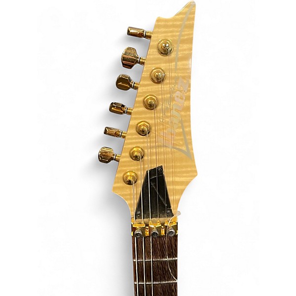 Used Ibanez RG1070FM Desert Sand Solid Body Electric Guitar