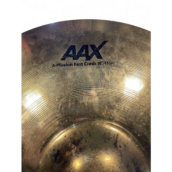 Used SABIAN 18in AAX Xplosion Fast Crash Cymbal