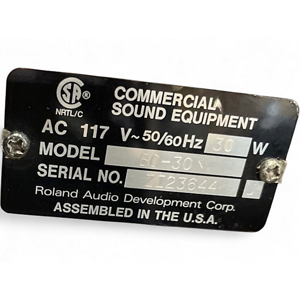 Used Roland BC30 BLUES CUBE Guitar Combo Amp