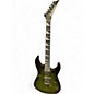 Used Jackson JS20 DKQ 2PT Transparent Green Solid Body Electric Guitar