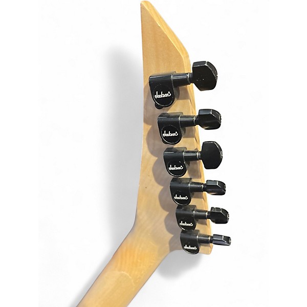 Used Jackson JS20 DKQ 2PT Transparent Green Solid Body Electric Guitar