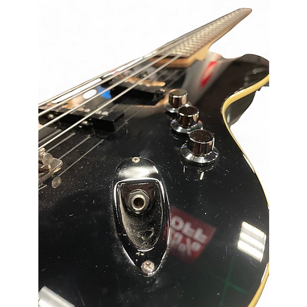 Used Fender Aerodyne Jazz Bass Black Electric Bass Guitar