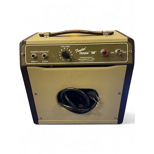 Used Fender Champion 600 5W 1X6 Tube Guitar Combo Amp