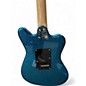 Used Squier Paranormal Series Super-Sonic blue sparkle Solid Body Electric Guitar