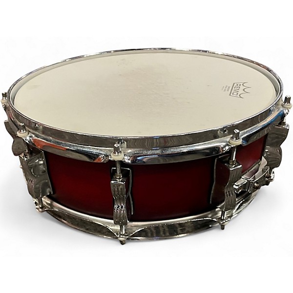 Used Ludwig 14X4 Accent CS Snare Red Drum