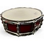 Used Ludwig 14X4 Accent CS Snare Red Drum