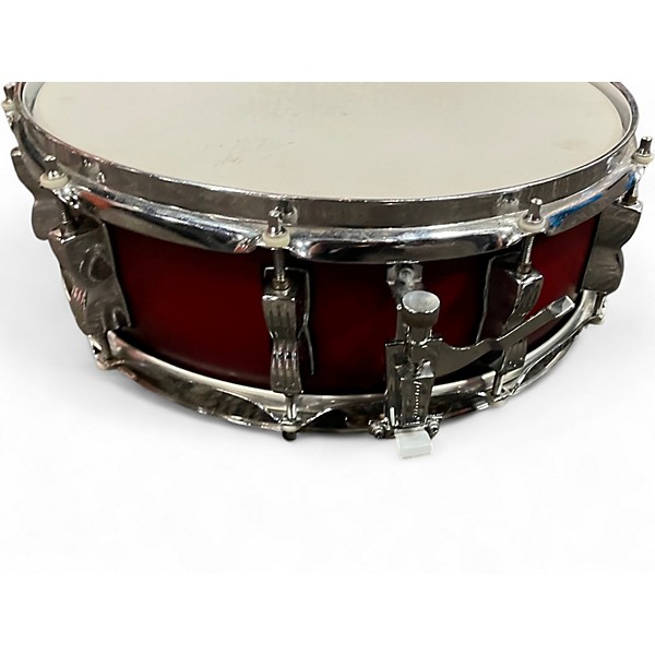 Used Ludwig 14X4 Accent CS Snare Red Drum