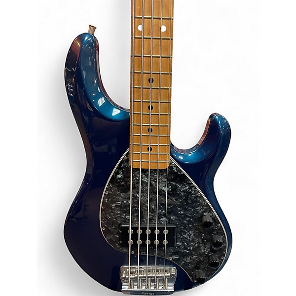 Used Ernie Ball Music Man Stingray 5 H Baltic Blue Electric Bass Guitar