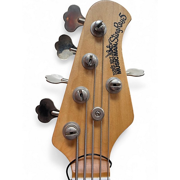 Used Ernie Ball Music Man Stingray 5 H Baltic Blue Electric Bass Guitar