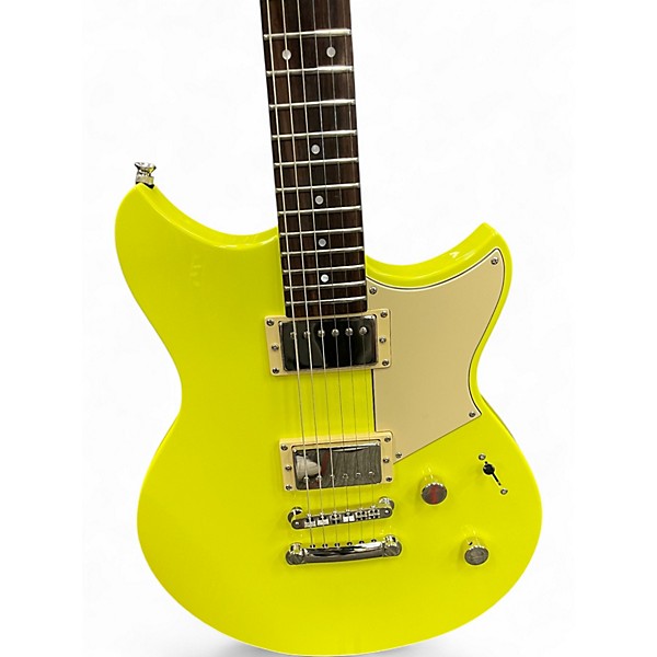 Used Yamaha RSE20 Neon Yellow Solid Body Electric Guitar