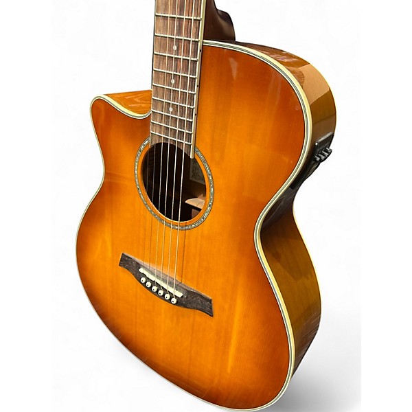 Used Ibanez AEG18LII 2 Tone Sunburst Acoustic Electric Guitar