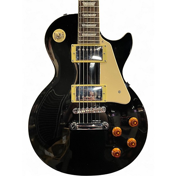 Used Epiphone Les Paul Standard Black Solid Body Electric Guitar