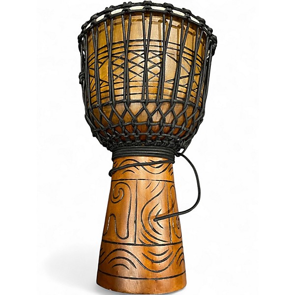 Used MEINL Artifact Series Hand-Carved Djembe 13 in. Brown Djembe