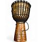 Used MEINL Artifact Series Hand-Carved Djembe 13 in. Brown Djembe