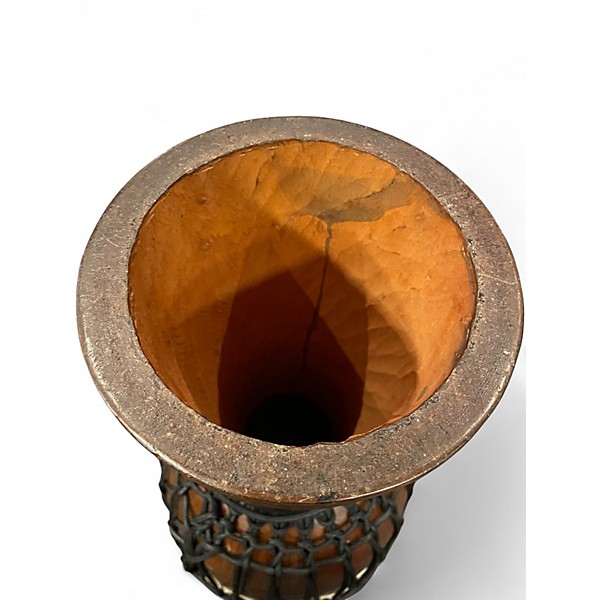 Used MEINL Artifact Series Hand-Carved Djembe 13 in. Brown Djembe