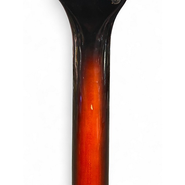 Vintage 1960s Harmony H19 Silhouette RED SUNBURST Solid Body Electric Guitar