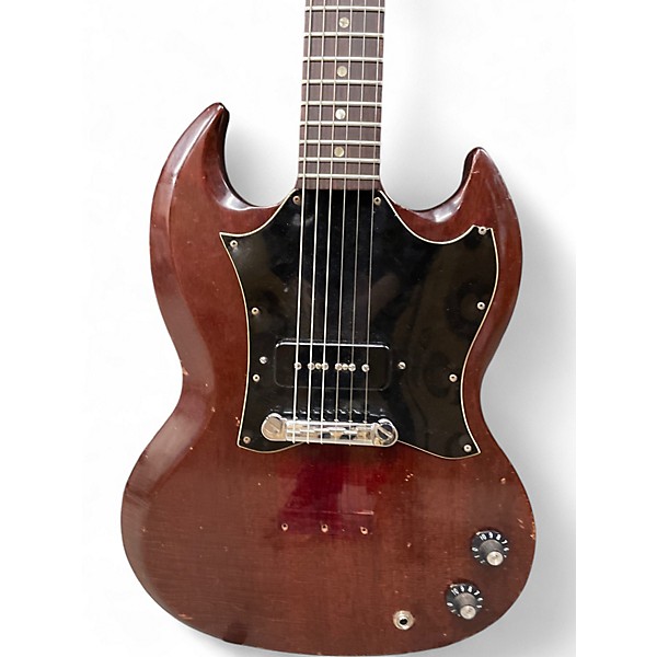 Vintage 1970 Gibson SG Junior Cherry Solid Body Electric Guitar