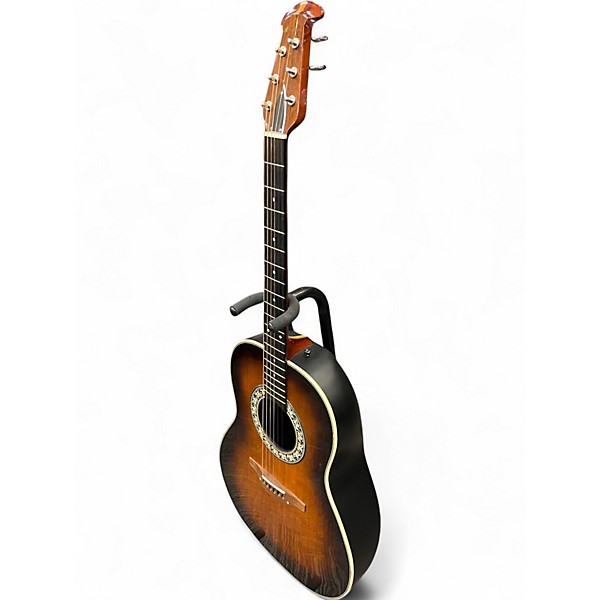 Vintage 1977 Ovation 1111 2 Color Sunburst Acoustic Guitar